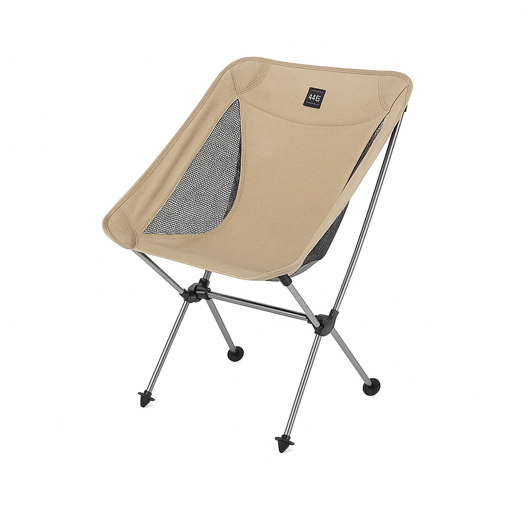 Стул туристический складной со спинкой Naturehike YL05 NH18Y050-Z 68x56x30 см Beige (6927595753521)