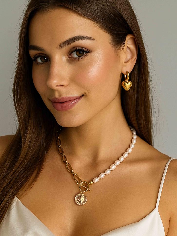 Ланцюжок з кулоном люкс біжутерія (4809) Ланцюжок з кулоном люкс біжутерія (4809)