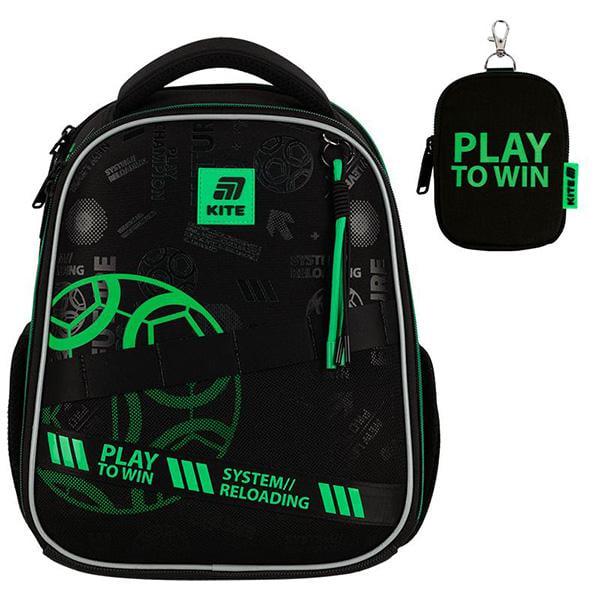 Рюкзак школьный каркасный KITE Play&Win 36,5х27х15,5 см (ЦБ-00032726)