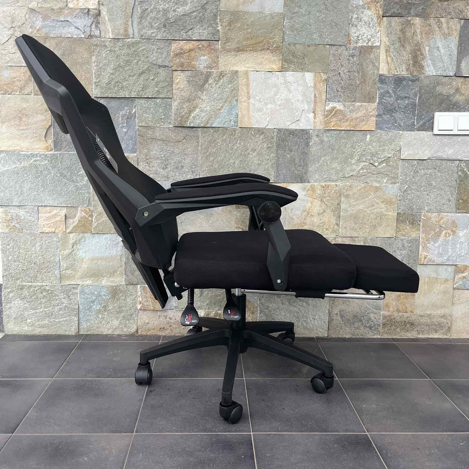 Крісло комп‘ютерне SEWEN Yoda Чорний (9828103) - фото 2 Крісло комп‘ютерне SEWEN Yoda Чорний (9828103) - фото 2