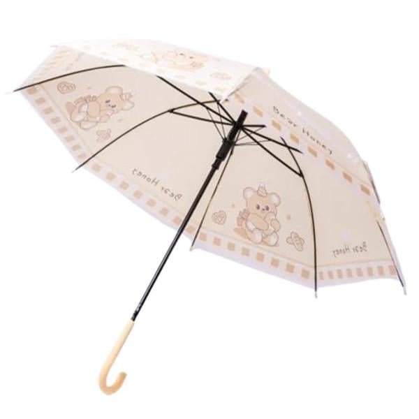 Парасолька дитяча тростина напівавтомат 94 см Бежевий (HP-23-11Y)