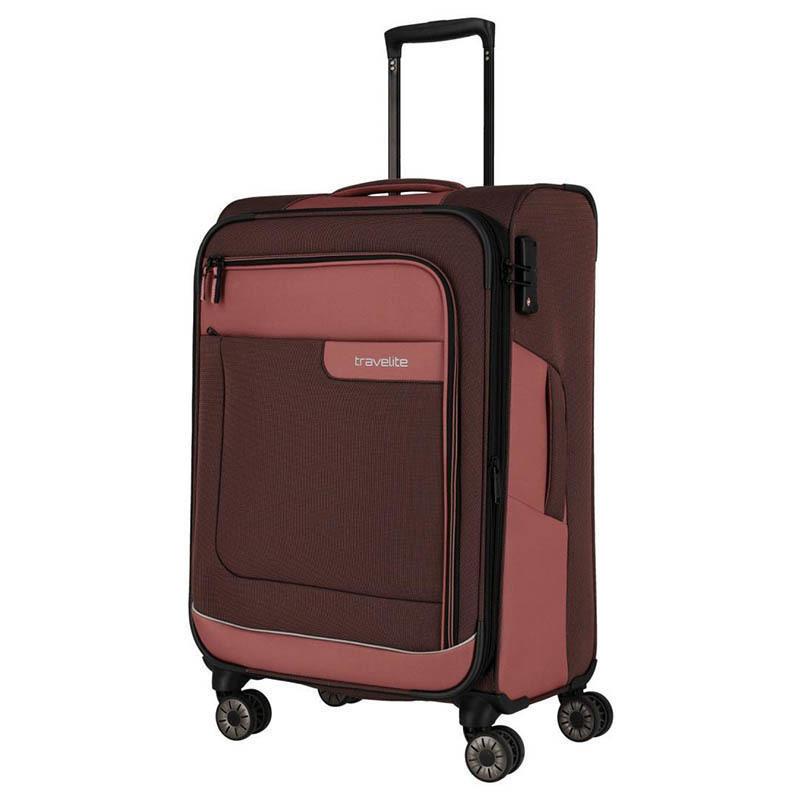 Валіза на 4 колесах Travelite Viia M 70/80 л Rose (TL092848-14) - фото 1 Валіза на 4 колесах Travelite Viia M 70/80 л Rose (TL092848-14) - фото 1