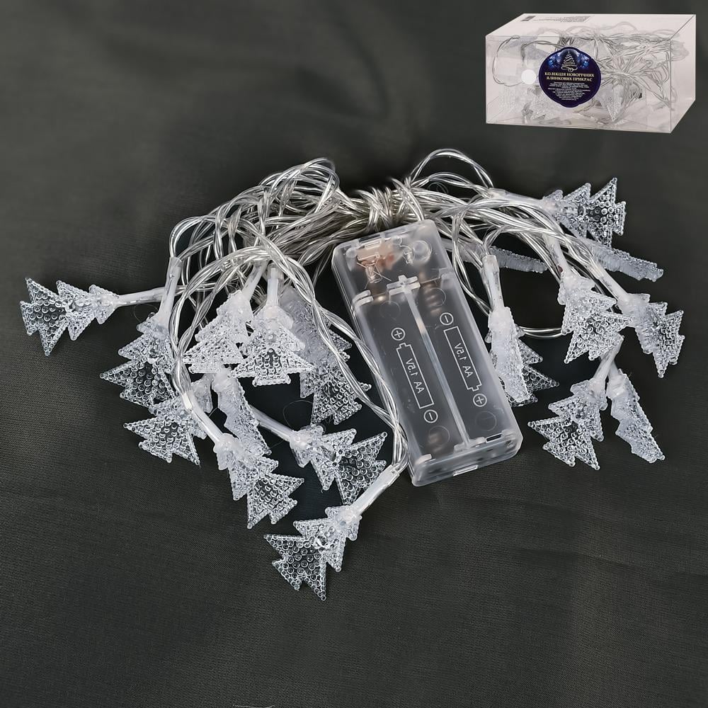 Гирлянда светодиодная R96104-W Елки 3 м 20led 2AA Белый