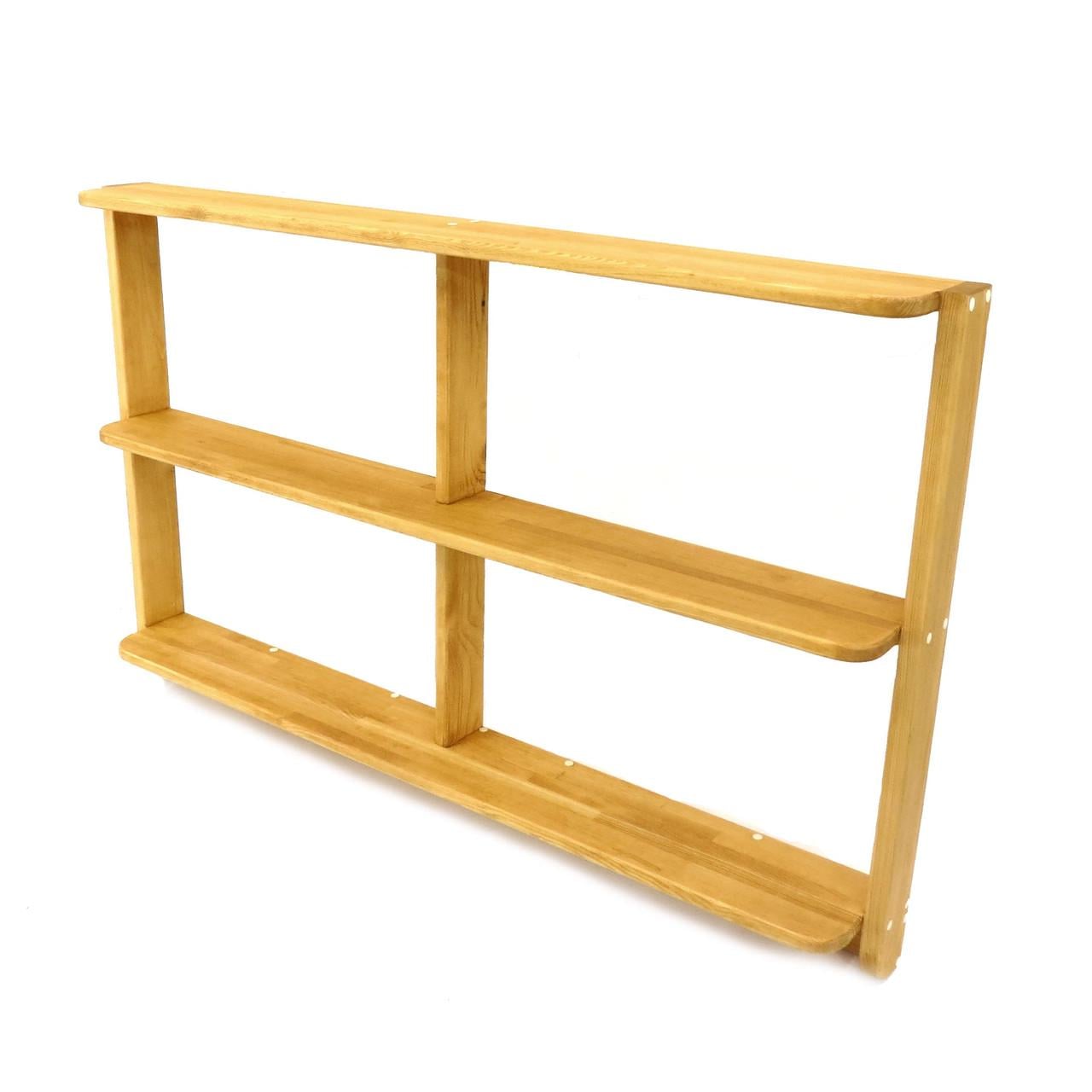 Полка настенная из дерева Фауст Ваниль (КПГ-000802)