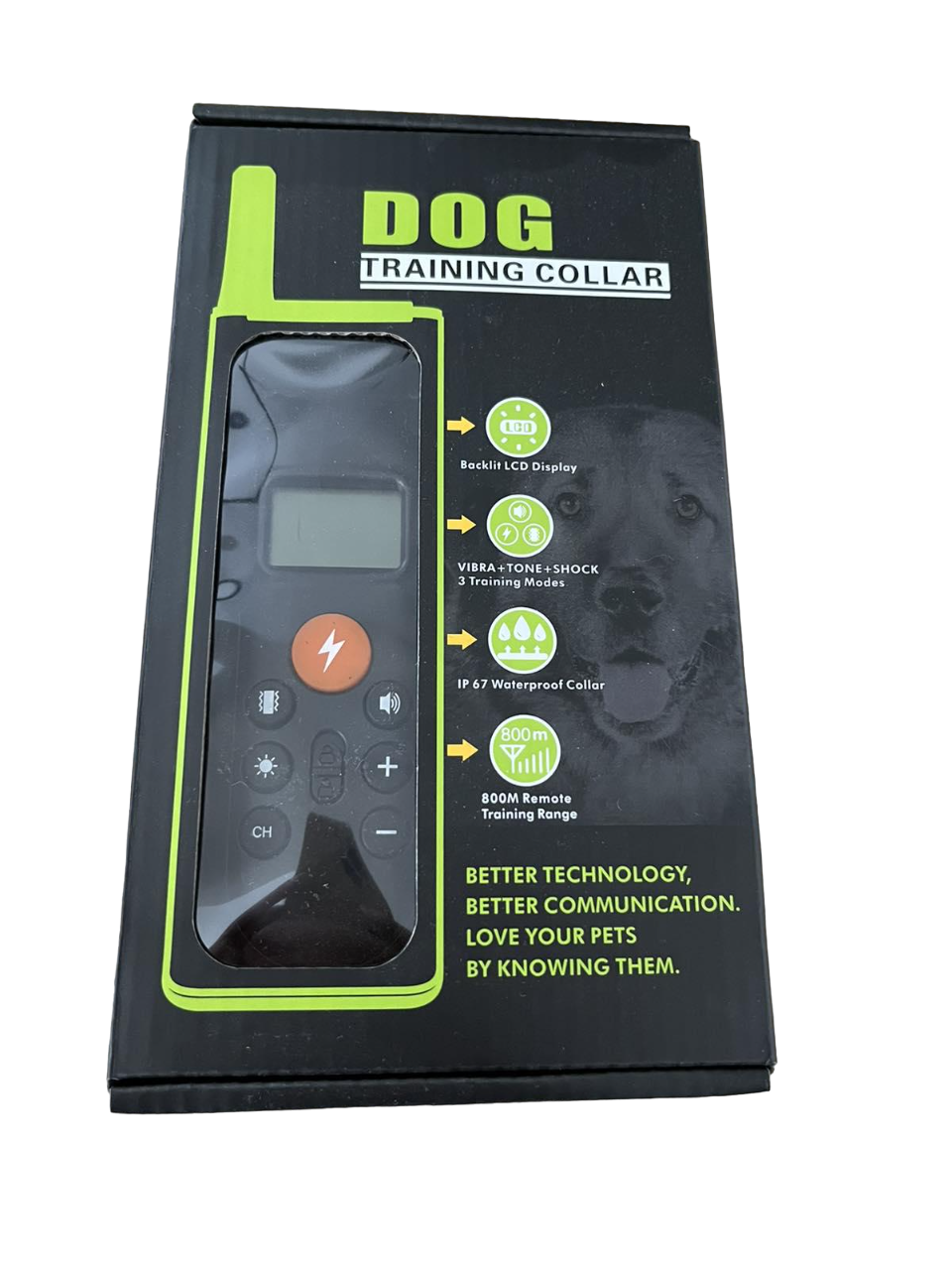 Ошейник электрический для дрессировки собак DTC-800 Waterproof Rechargeable