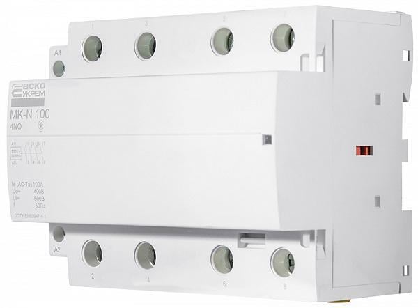 Контактор модульний АСКО-Укрем MK-N 4P 100A 4NO 220V (A0040030039) - фото 3 Контактор модульний АСКО-Укрем MK-N 4P 100A 4NO 220V (A0040030039) - фото 3