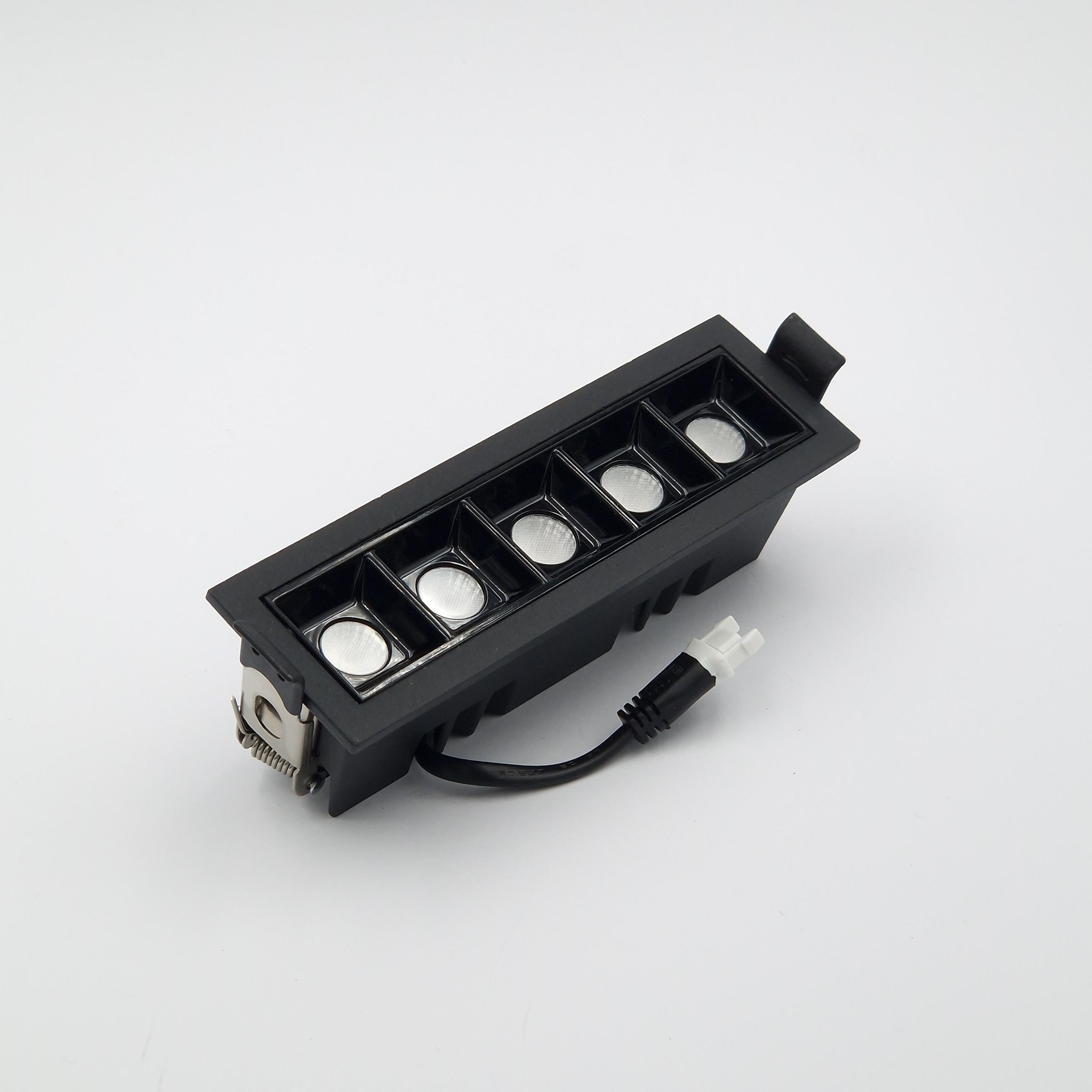 Светильник линейный врезной Light Club 12 Вт 4000 К Черный (WL-5-12-4-BK) - фото 2