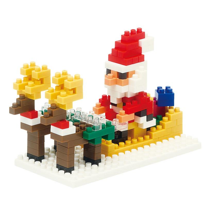 Конструктор Nanoblocks Санта-Клаус на оленях (151541333)