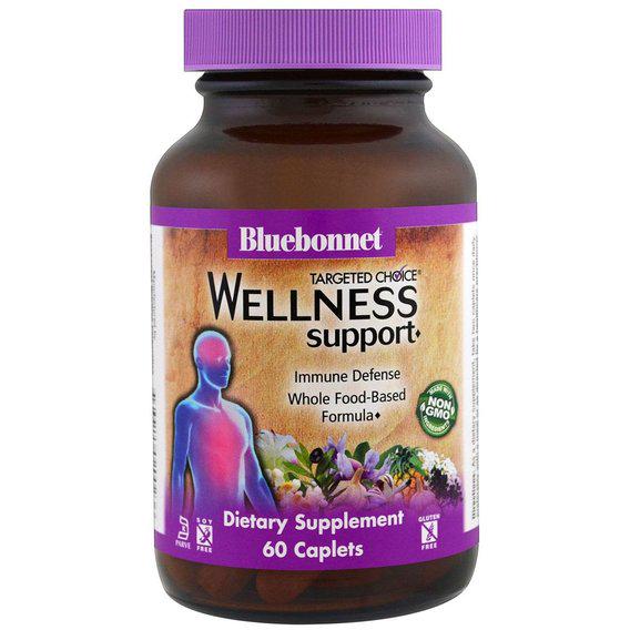Натуральная добавка для иммунитета Bluebonnet Nutrition Wellness Support 60 Caplets (BLB2002)