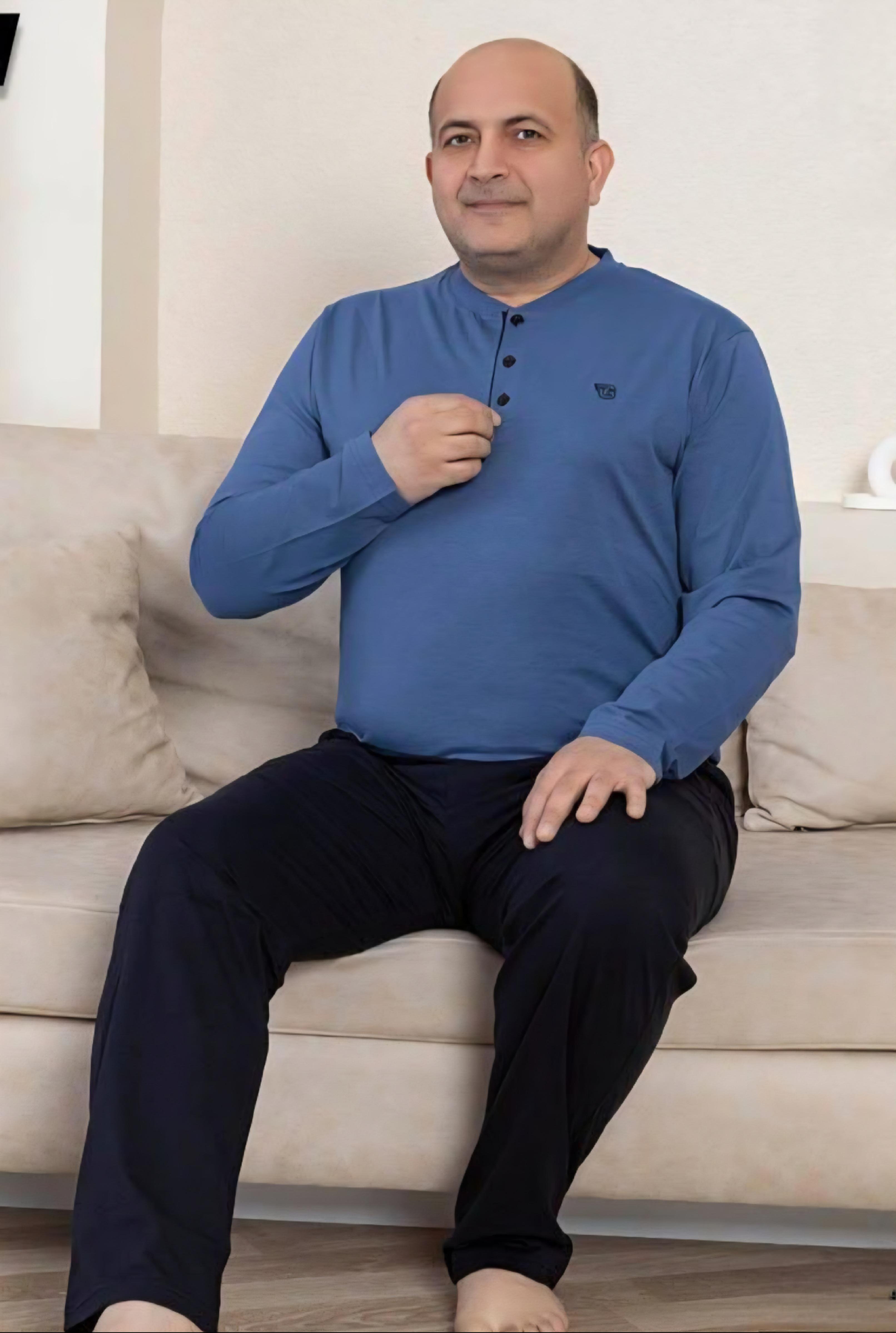 Пижама мужская хлопковая XXL