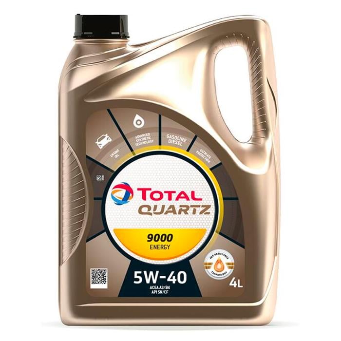 Моторная смазка автомобильная Total ENERGY 5W-40 QUARTZ 9000 4 л (170323)