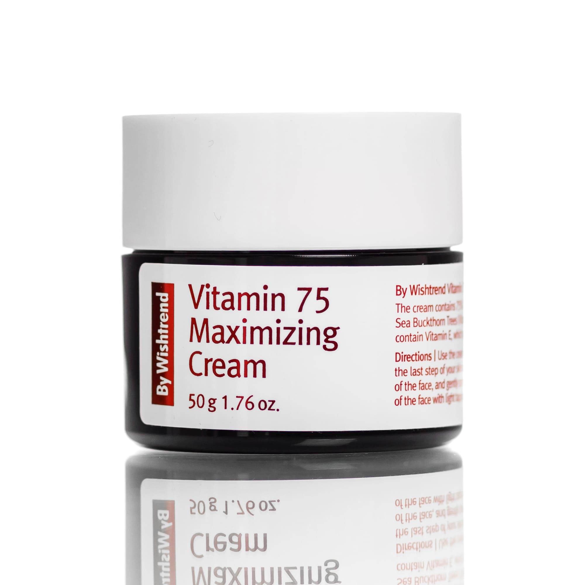 Крем з екстрактом обліпихи вітамінний By Wishtrend Vitamin 75 Maximizing Cream 50 мл