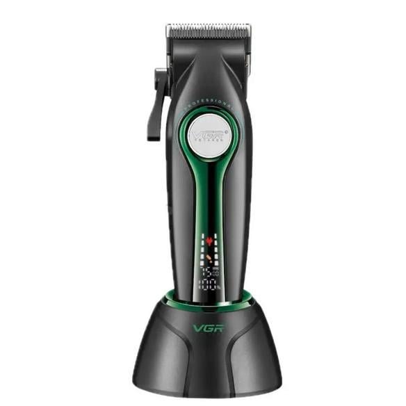 Машинка для стрижки VGR V-010 6 насадок 2600 mAh Green (9058)