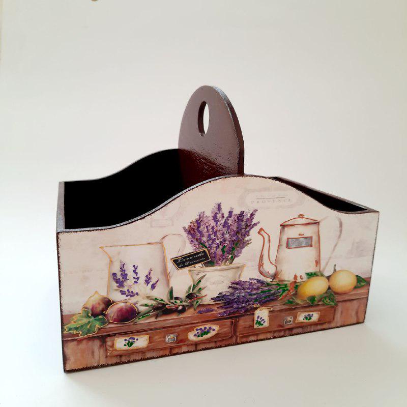 Органайзер для специй на кухню Лаванда стиль Прованс (44)