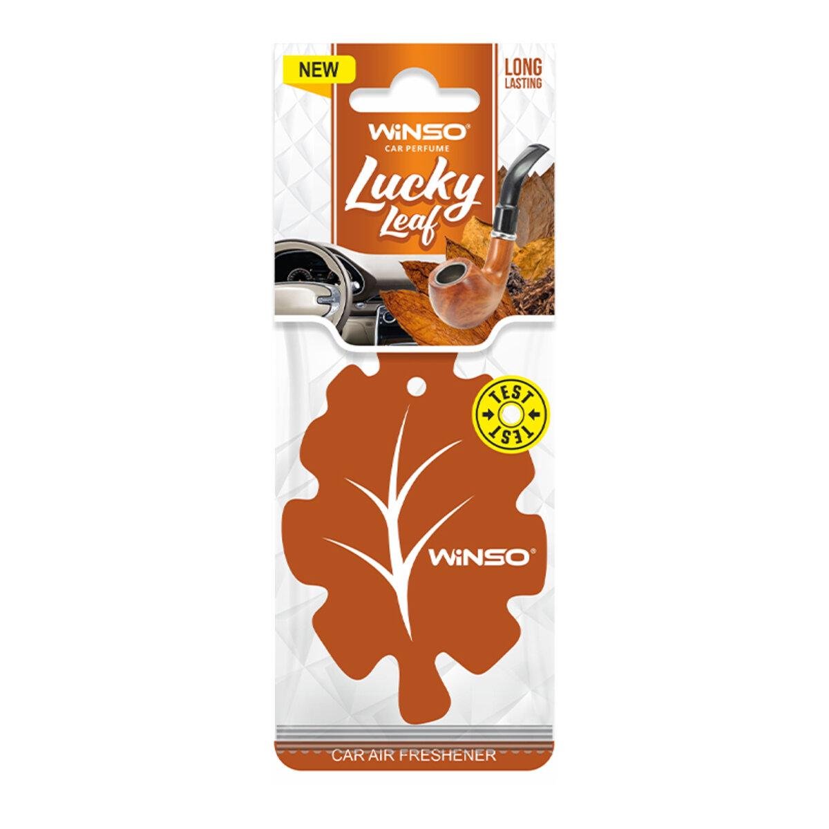 Освежитель воздуха Winso Lucky Leaf целлюлозный ароматизатор Anti Tobacco (7085)