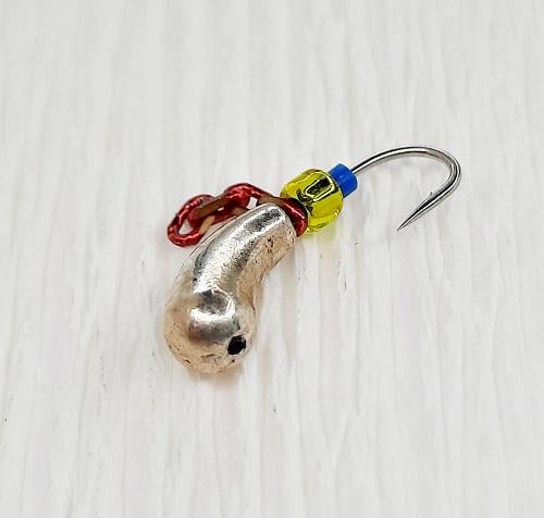 Мормишка вольфрамовая Start Fishing 007-030-1 Уралка №16 с цепочкой 3 мм 0,6 г Silver (9066)