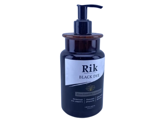 Шампунь для борьбы с сединой Rik Black Dye 500 мл