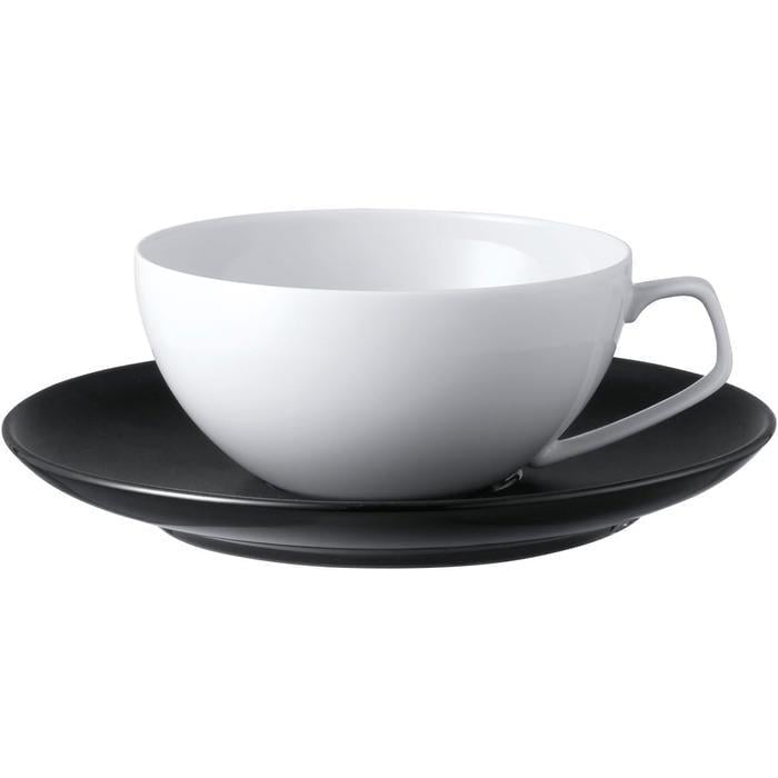 Чашка для чая с блюдцем Rosenthal TAC Black (2675568)