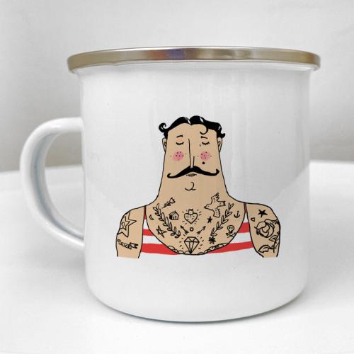 Кружка металлическая Camper "No drama please" 250 мл (KRM_23S022) Кружка металлическая Camper "No drama please" 250 мл (KRM_23S022)