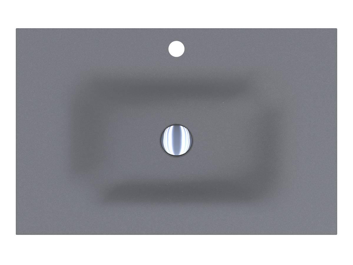 Умивальник Miraggio Jessel 700 Mirastone Gray - фото 2 Умивальник Miraggio Jessel 700 Mirastone Gray - фото 2