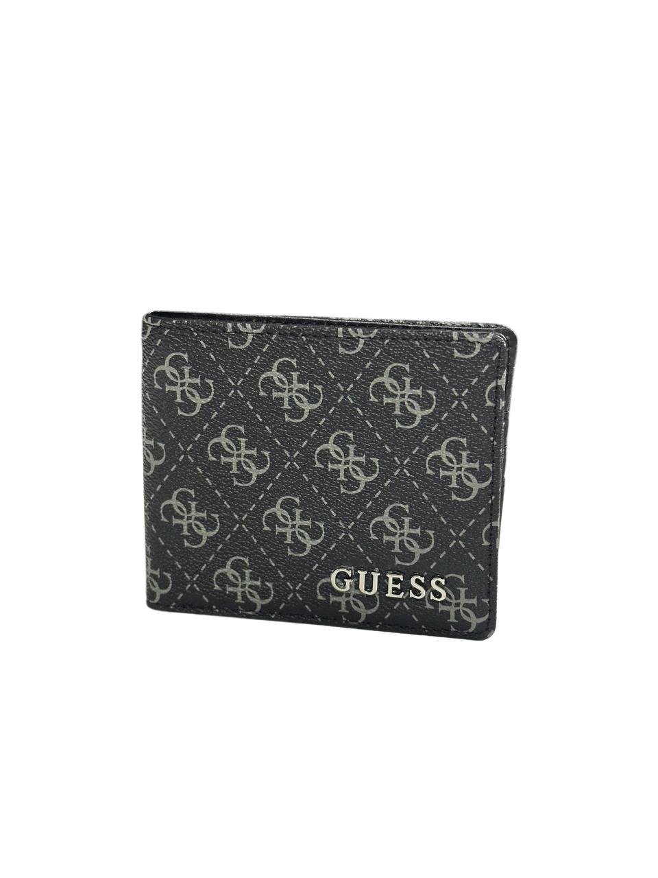 Гаманець чоловічий Guess Чорний (WAL-GUE-003)