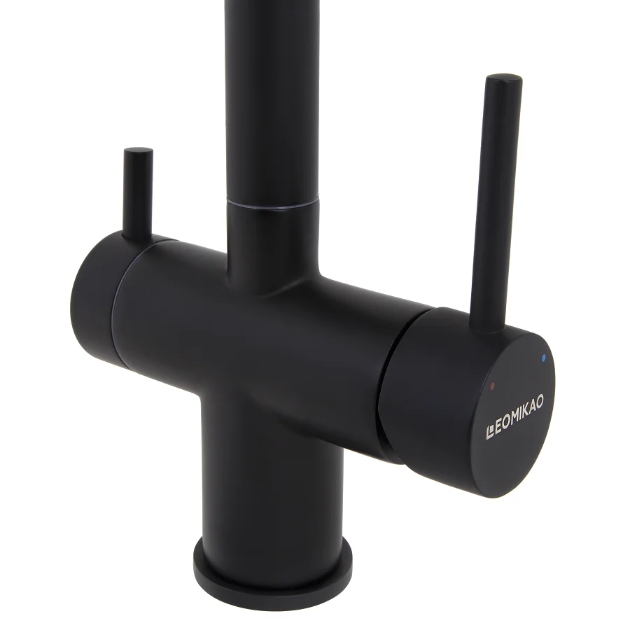 Змішувач кухонний LEOMIKAO KAWAGUCHI-S Flexo Filter BK Чорний матовий (526807) - фото 5 Змішувач кухонний LEOMIKAO KAWAGUCHI-S Flexo Filter BK Чорний матовий (526807) - фото 5