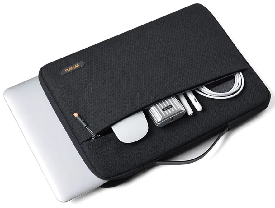 Чехол-сумка WIWU Pilot Sleeve для MacBook 15.6/16'' Black - фото 4 Чехол-сумка WIWU Pilot Sleeve для MacBook 15.6/16'' Black - фото 4