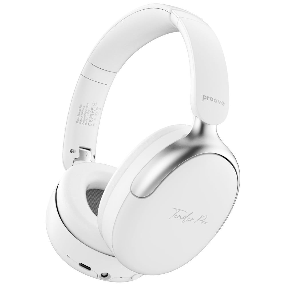 Наушники беспроводные Proove Tender Pro with ANC APP White (646700003)