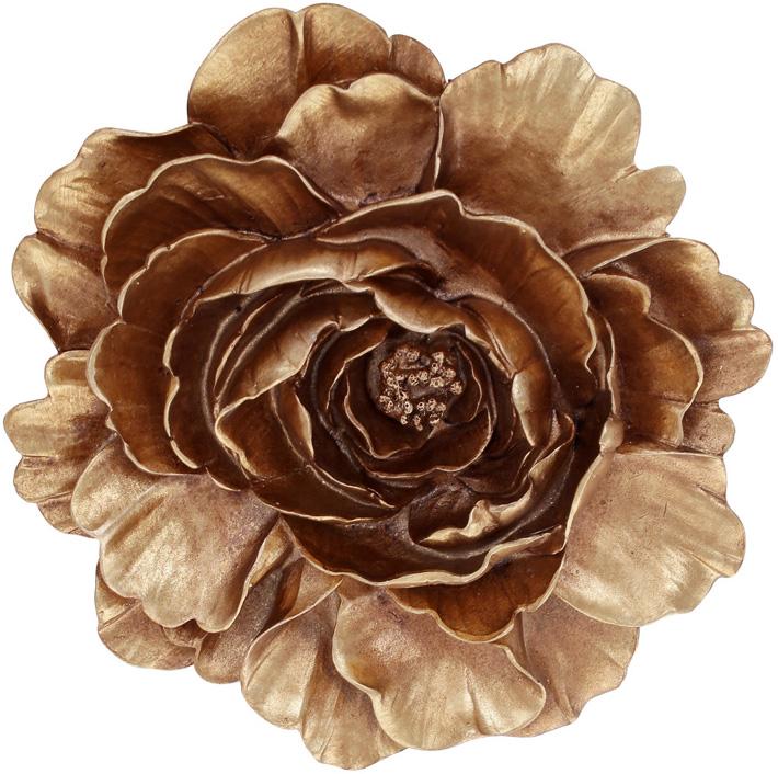 Подвесной декор Giorgi Цветок 20х4х19,5 см полистоун Золотой (BD-450-908)