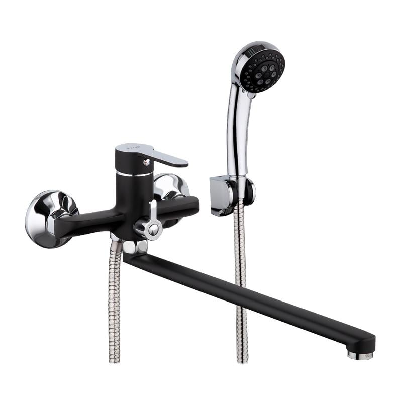 Змішувач для ванної Frap H42 F2242 1033664 одноважільний Чорний (102349) Змішувач для ванної Frap H42 F2242 1033664 одноважільний Чорний (102349)