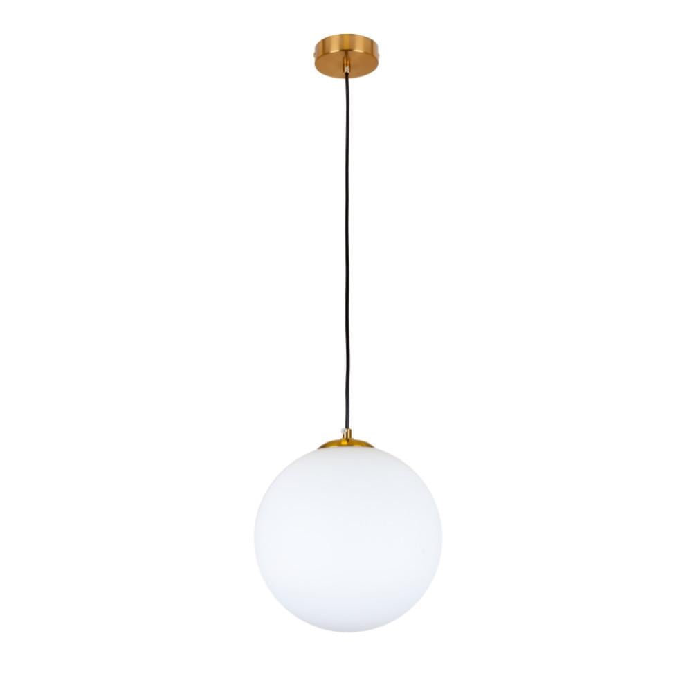 Підвісний світильник Levistella 756glass250F-1 з скляним плафоном Бронзовий/Білий (1887935324)