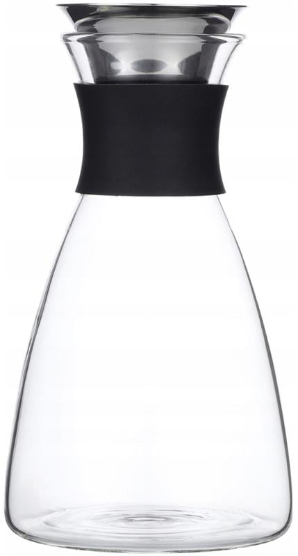 Графин стеклянный Kamille со стальной пробкой и ситечком 1000 мл