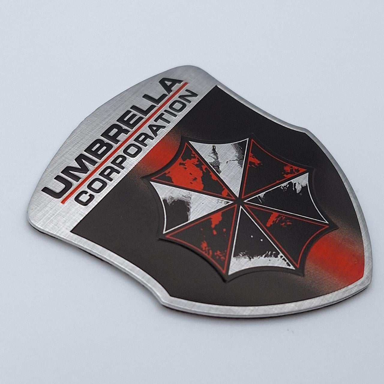 Эмблема алюминиевая Umbrella щит 5,5х4,8 см Серый (1960773621)