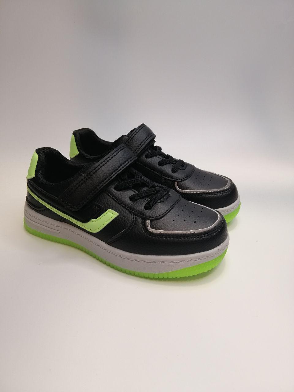 Кроссовки для мальчика Clibee р. 35-22 см Черный (509 L bl/green)