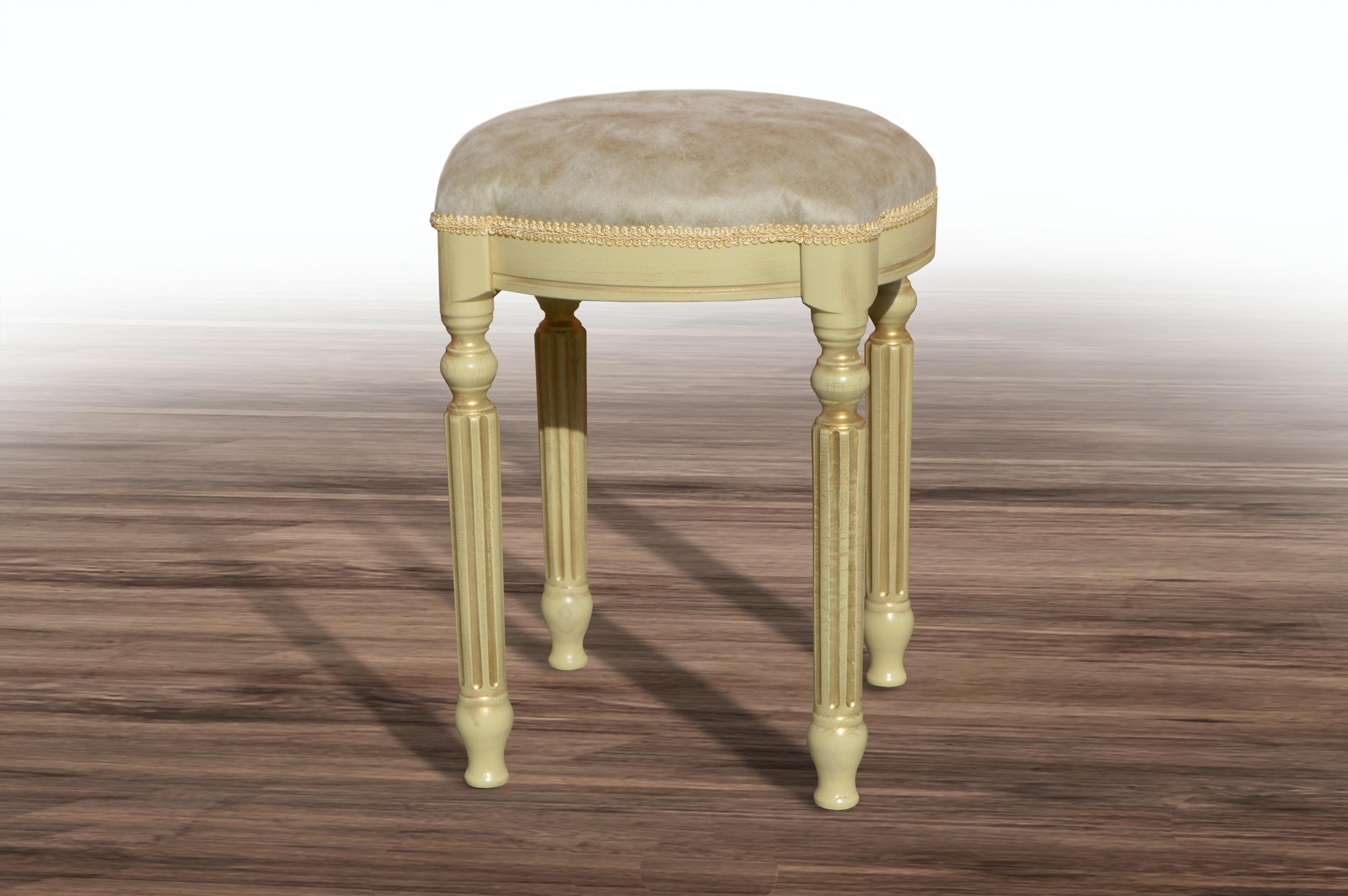 Пуф SICILY замш Слоновая кость (SCL-443434) Пуф SICILY замш Слоновая кость (SCL-443434)