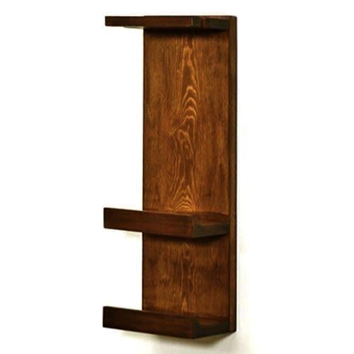 Полка для вина настенная из дерева Иокогама Латте (ПНК-001016)