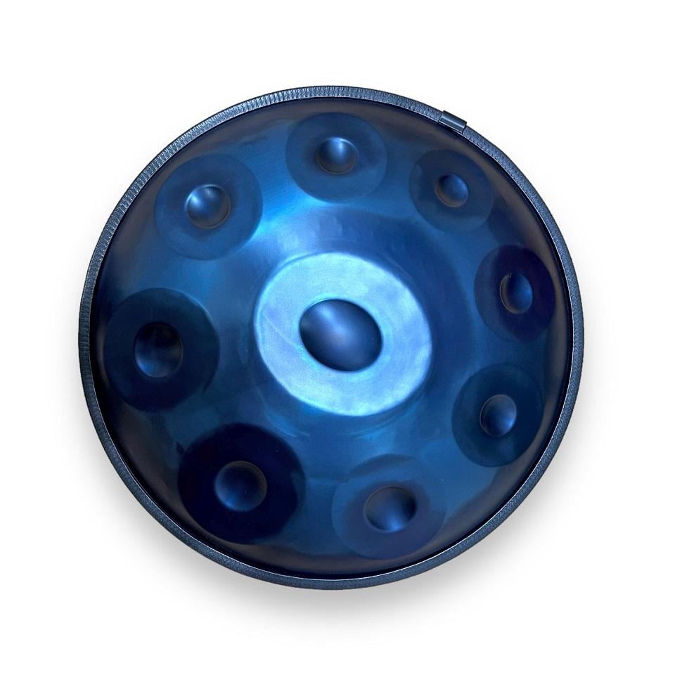 Музыкальный инструмент Handpan Hang Drum на 9 нот d 56 см Синий (129851)
