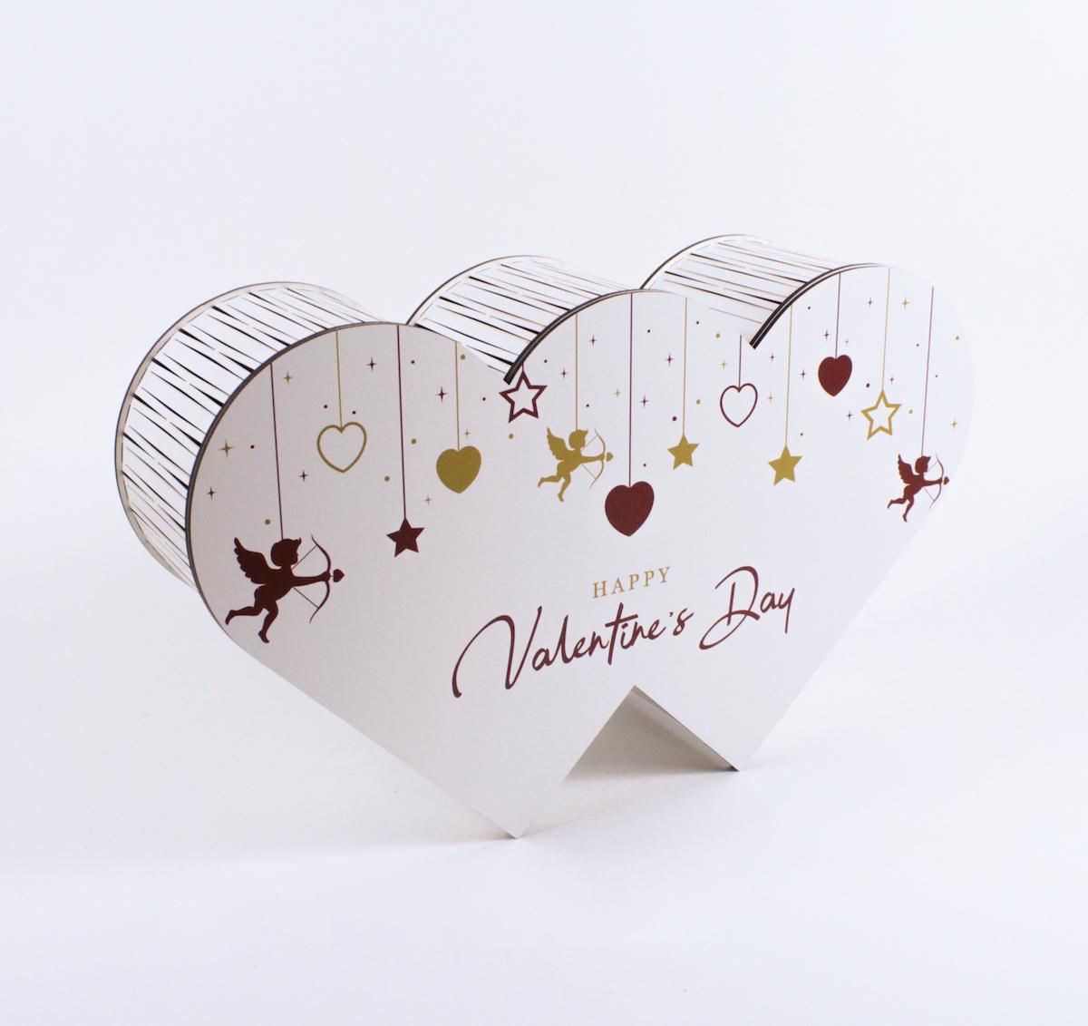 Коробка два серця "Happy Valentine"s Day" (4703)
