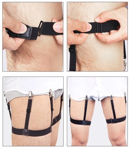 Подтяжки для фиксации рубашки Черный (0026) - фото 7 Подтяжки для фиксации рубашки Черный (0026) - фото 7