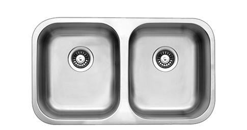 Мойка кухонная Ukinox MNP 360.50.50 GT 12K полированная и корзина