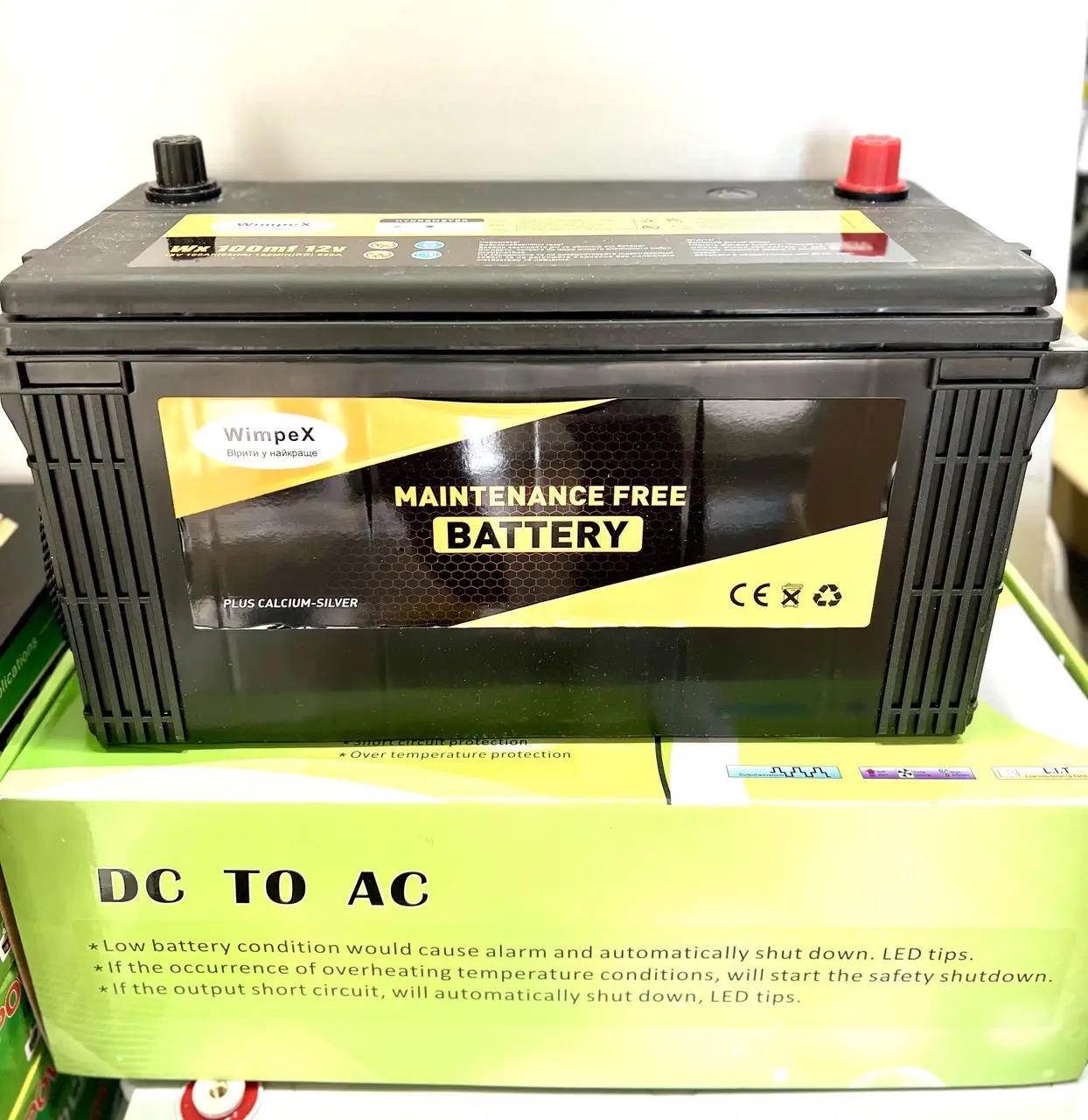 Свинцово-кислотный аккумулятор WimpeX 70MF-12V 70А/ч 12 В для легковых автомобилей необслуживаемый универсальный (30824274)