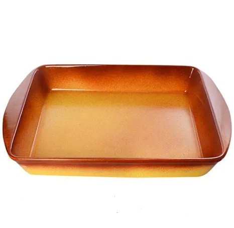 Форма для запікання керамічна Firex 326098 Ethno Organic 41х24х5,5 см (NA005187)