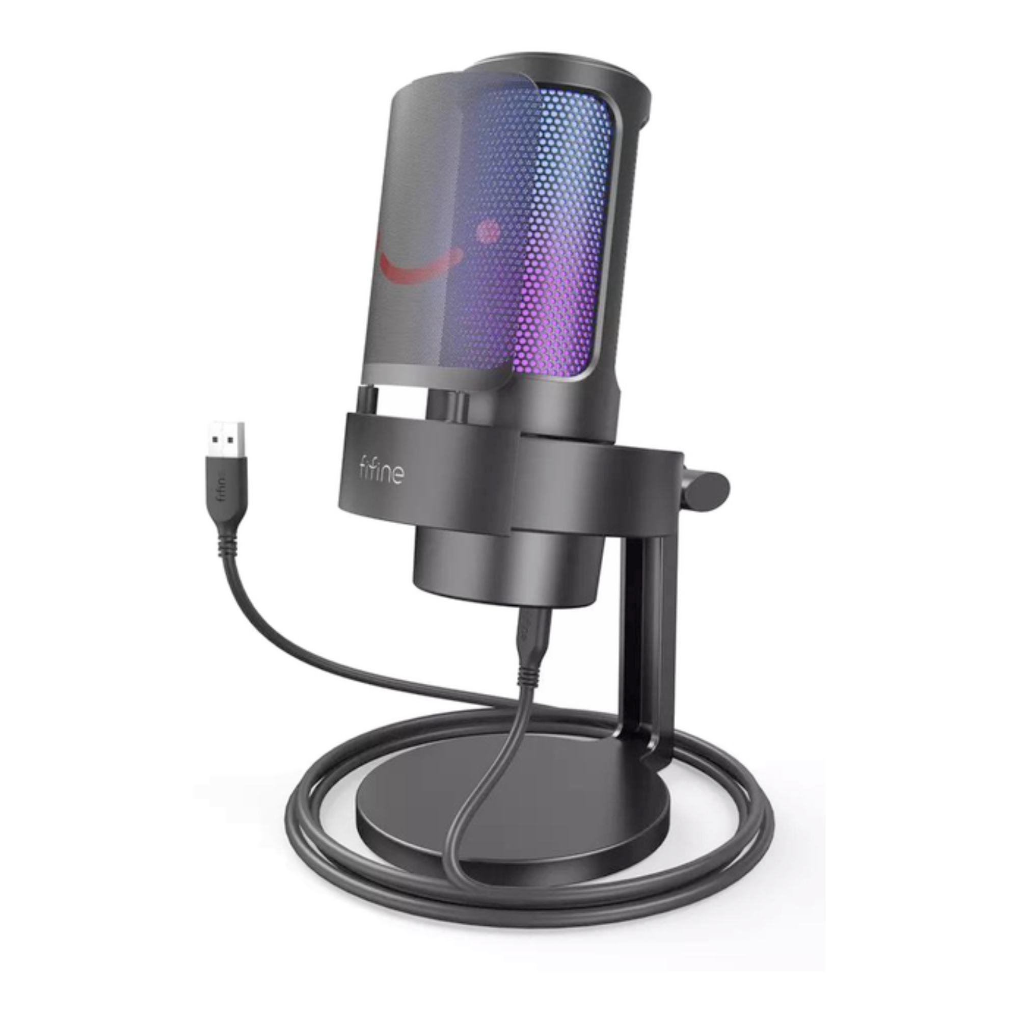 Микрофон игровой FIFINE конденсаторный с поп-фильтром A8 с подсветкой RGB (23707181) - фото 3