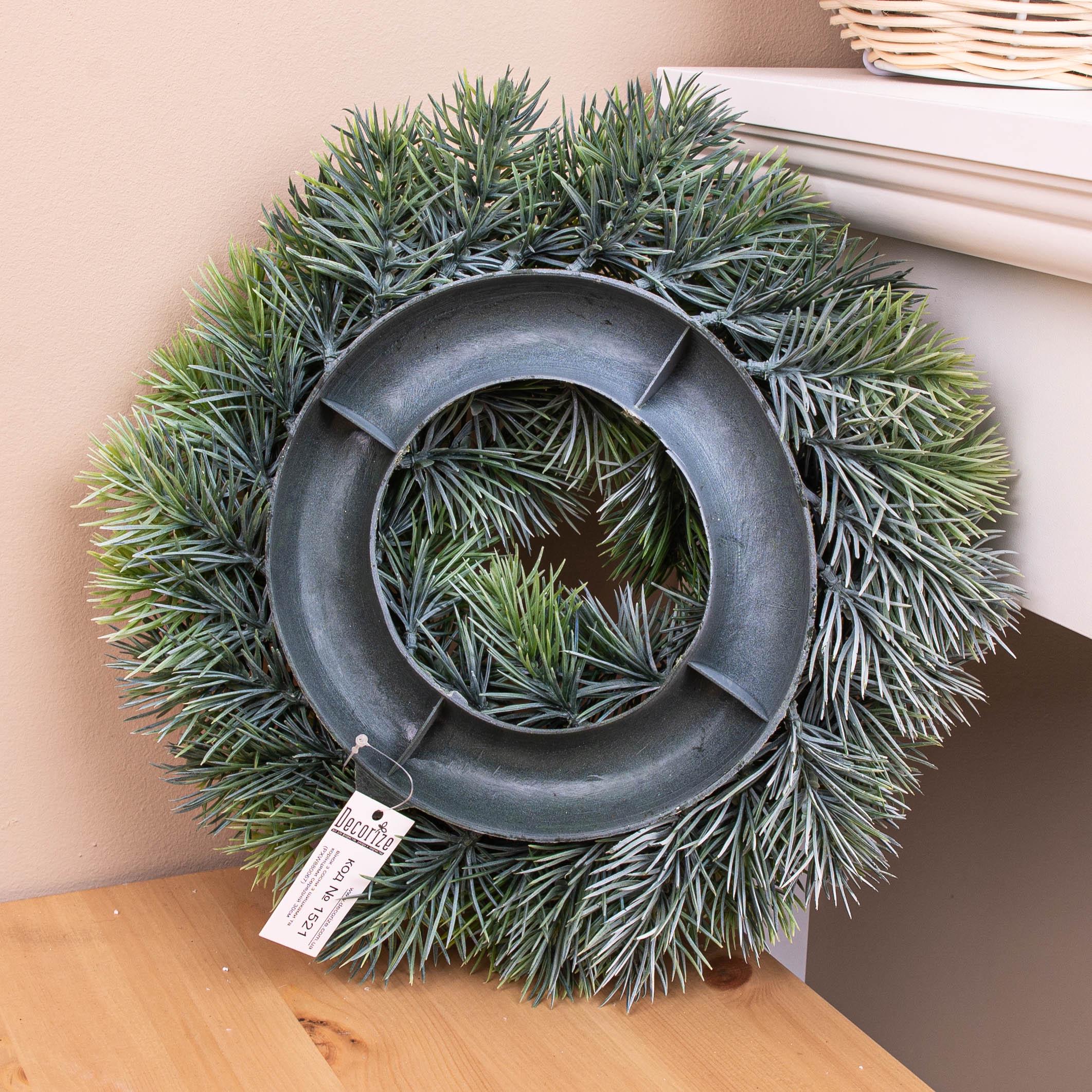 Венок новогодний из сосны 30 см (1521) - фото 2 Венок новогодний из сосны 30 см (1521) - фото 2