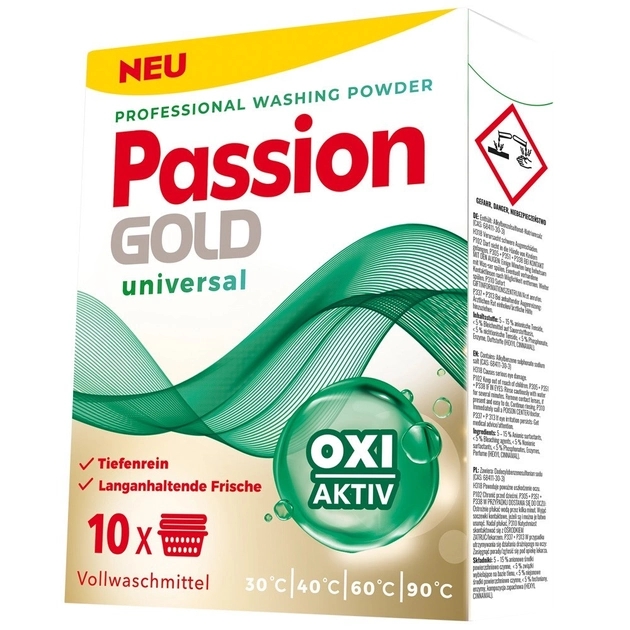 Стиральный порошок Passion Gold 600 г Universal  (10704559)