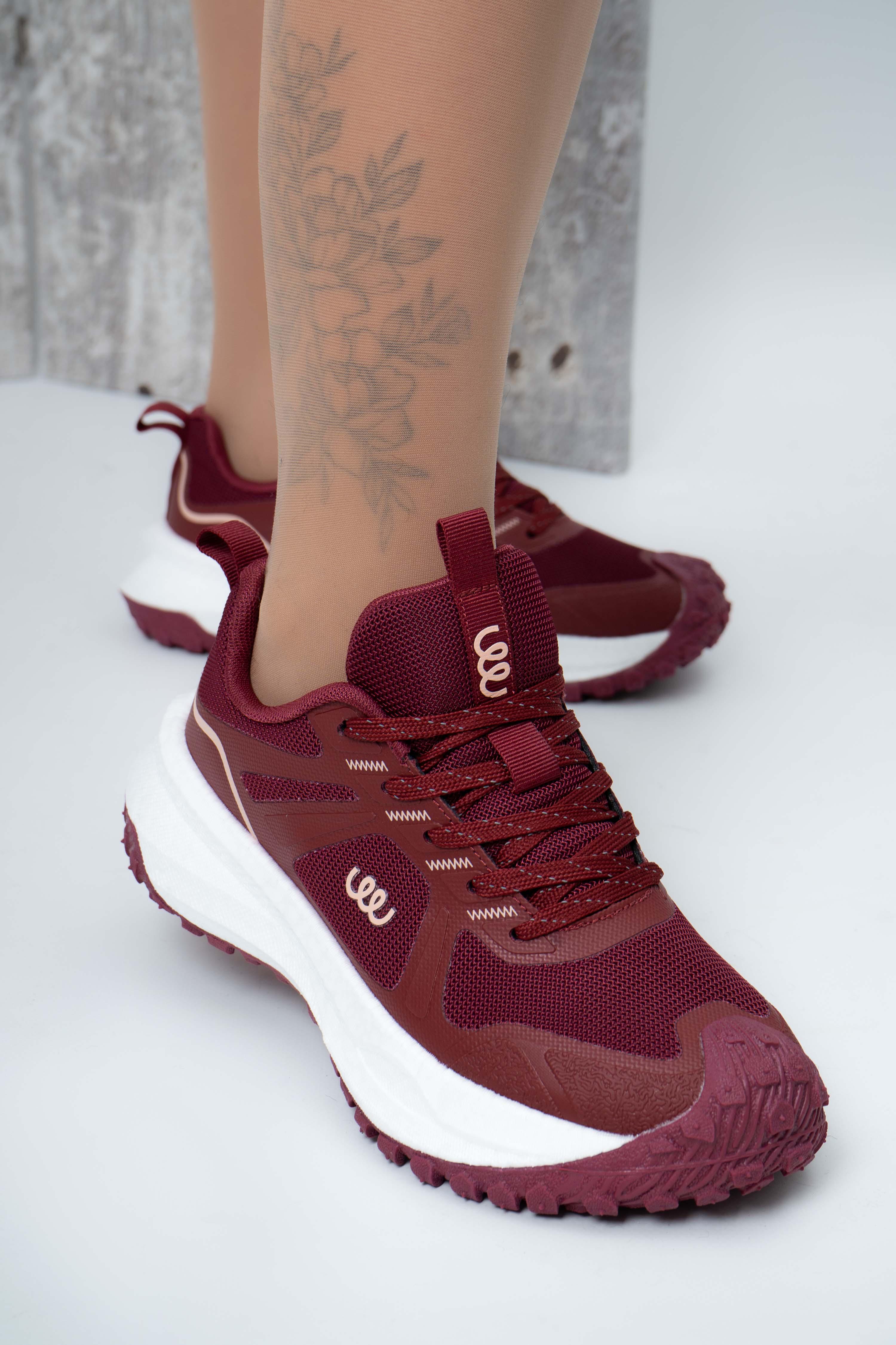 Кроссовки женские Where Uwear демисезонные р. 37 Бордовый (346950_37)