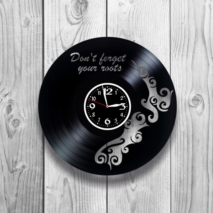 Часы настенные Лофт-ретро 0169 из виниловой пластинки