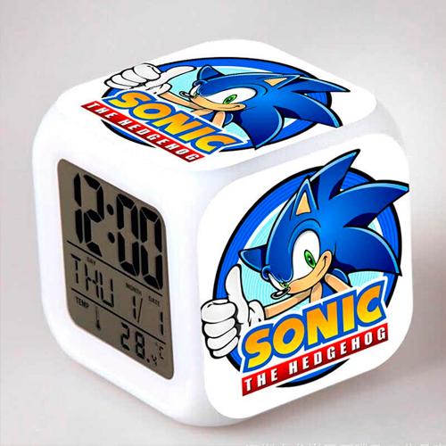Настольные часы Соник TOY Sonic Clock с подсветкой Настольные часы Соник TOY Sonic Clock с подсветкой
