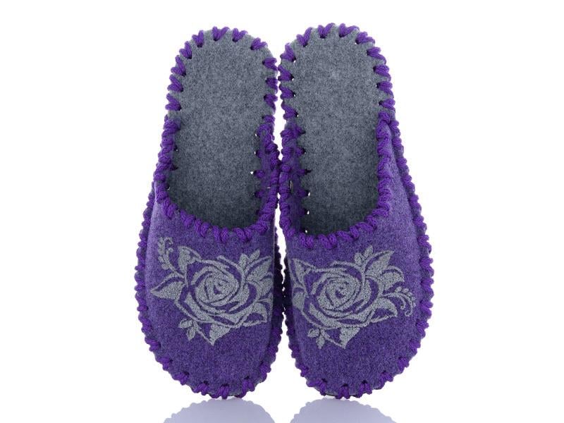Тапочки фетровые женские VENDS 271 р. 40-41 Фиолетовый