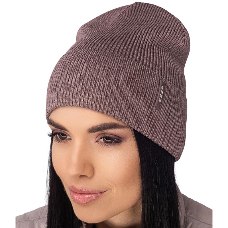 Шапка женская без подкладки Leks Спринт Ж one size Кофейный - фото 1 Шапка женская без подкладки Leks Спринт Ж one size Кофейный - фото 1